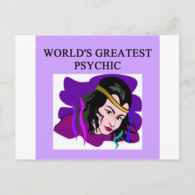 world's greatest psychic postcard (Front)