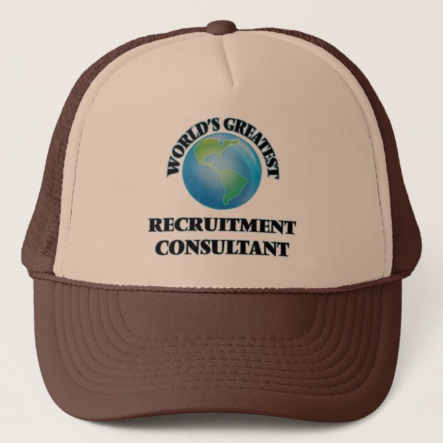World's Greatest Recruitment Consultant Trucker Hat (Front)