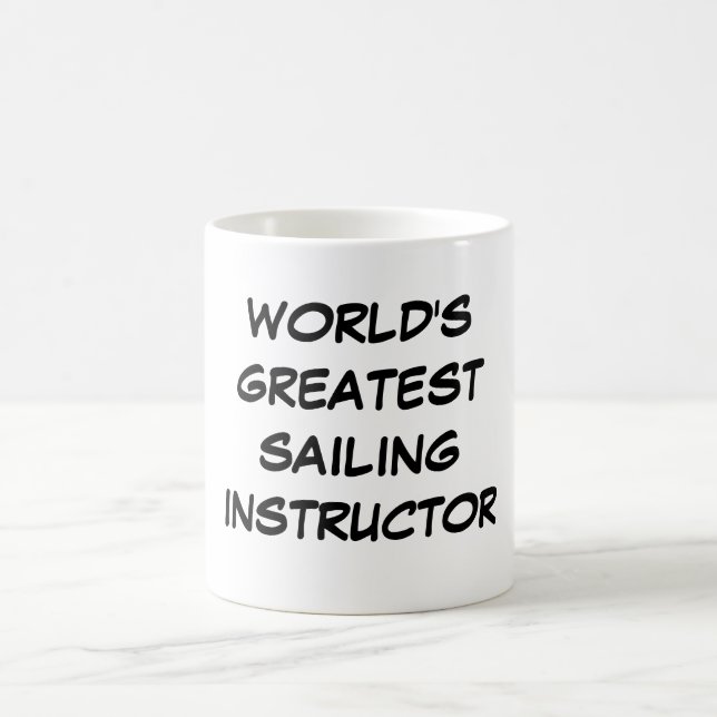 "World's Greatest Sailing Instructor" Mug (Center)