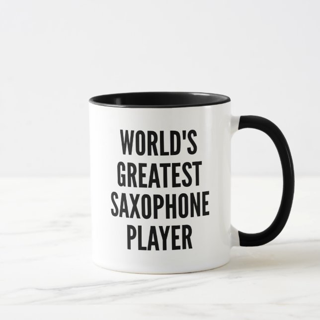 Worlds Greatest Saxophone Player Mug (Right)