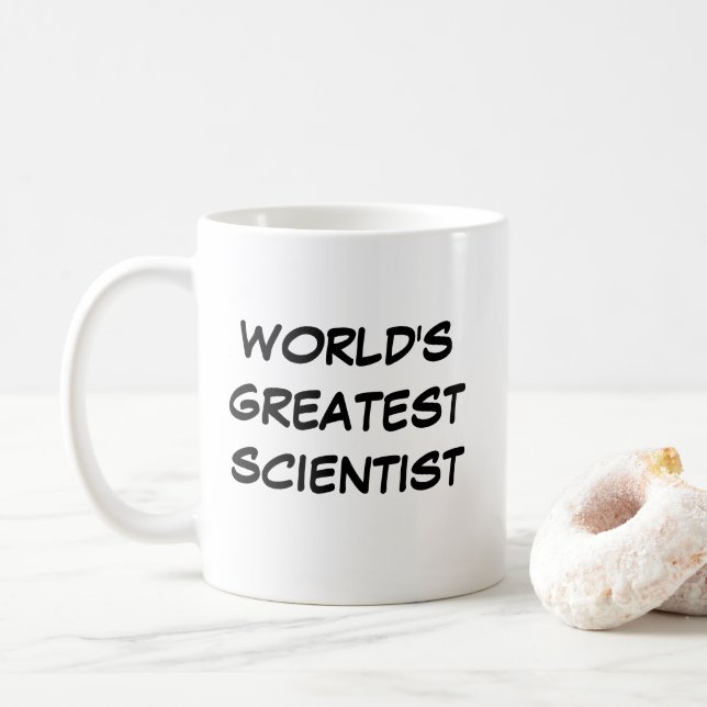 "World's Greatest Scientist" Mug (With Donut)