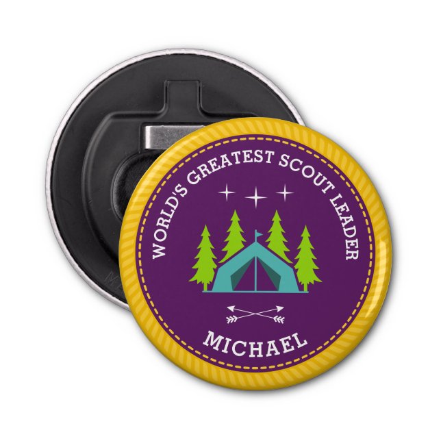 World's Greatest Scout Leader Bottle Opener (Front)
