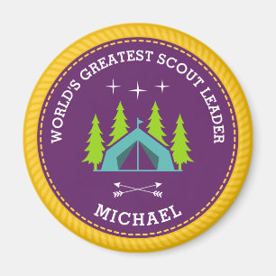 World's Greatest Scout Leader Magnet