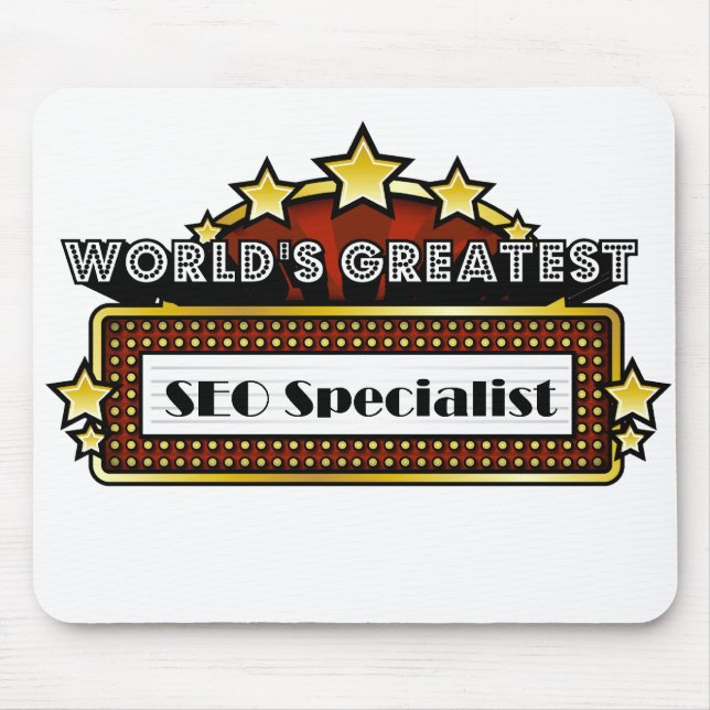 World's Greatest SEO Specialist Mouse Mat (Front)