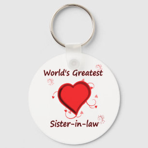 World's Greatest sister-in-law Key Ring