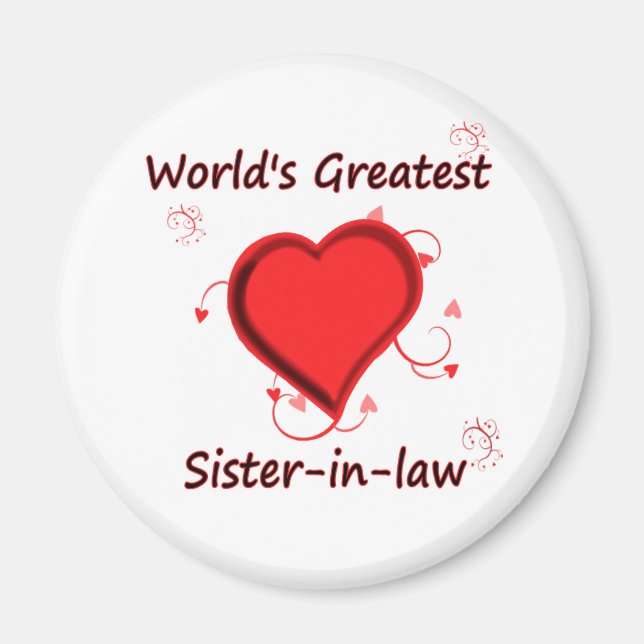 World's Greatest sister-in-law Magnet (Front)