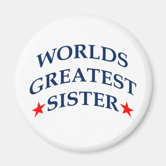 Worlds Greatest Sister Magnet