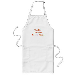 World's Greatest Soccer Mum Long Apron