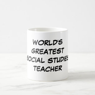 "World's Greatest Social Studies Teacher" Mug