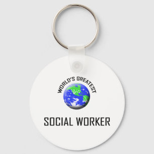 World's Greatest Social Worker Key Ring