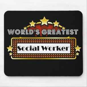 World's Greatest Social Worker Mouse Mat