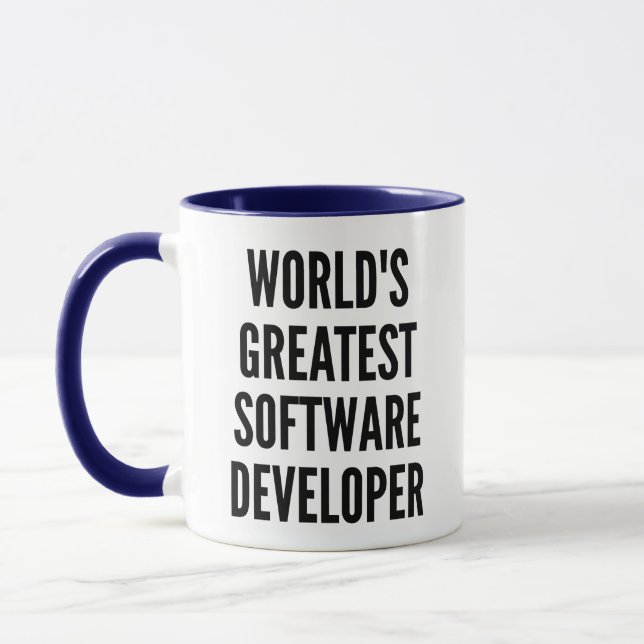 Worlds Greatest Software Developer Mug (Left)