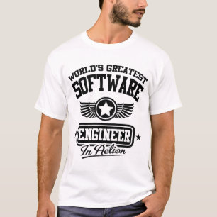 World's Greatest Software Engineer In Action T-Shirt