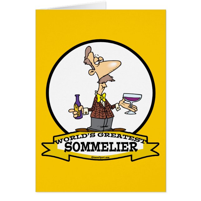 WORLDS GREATEST SOMMELIER CARTOON (Front)