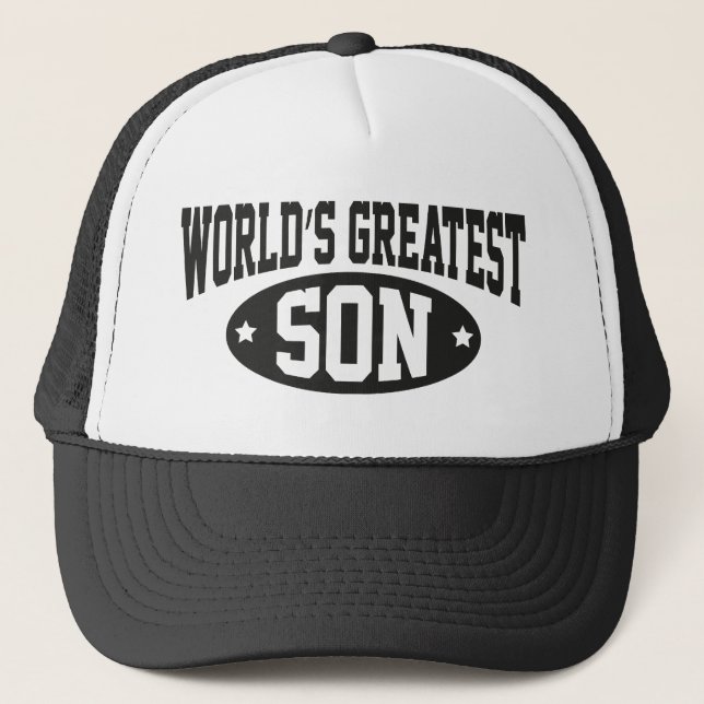 World's Greatest Son Coffee Mug Trucker Hat (Front)
