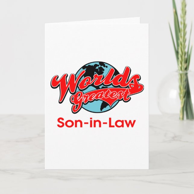 World's Greatest Son-in-Law Card (Front)