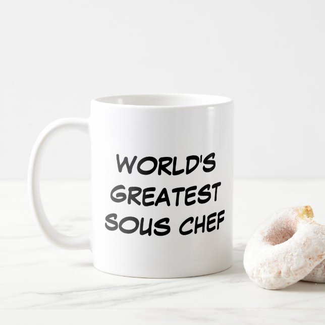 "World's Greatest Sous Chef" Mug (With Donut)