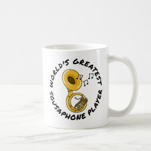 World's Greatest Sousaphone Player, Brass Musician Coffee Mug