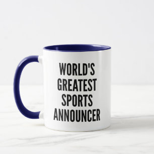 Worlds Greatest Sports Announcer Mug