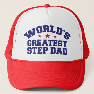 World's Greatest Step Dad Trucker Hat
