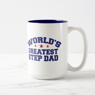 World's Greatest Step Dad Two-Tone Coffee Mug
