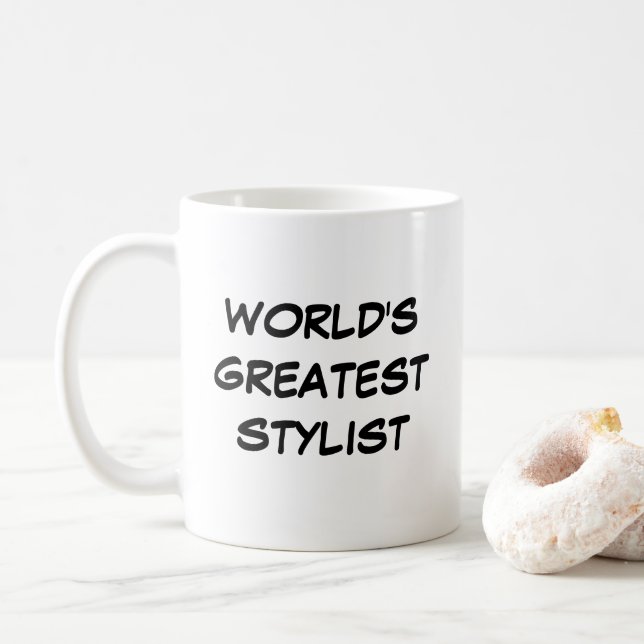 "World's Greatest Stylist" Mug (With Donut)