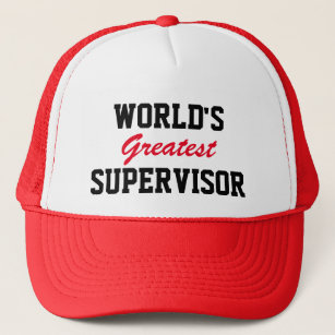 World's greatest supervisor cap