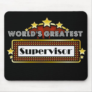 World's Greatest Supervisor Mouse Mat
