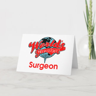 World's Greatest Surgeon Card