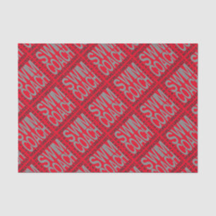 Worlds Greatest Swim Coach Tissue Paper