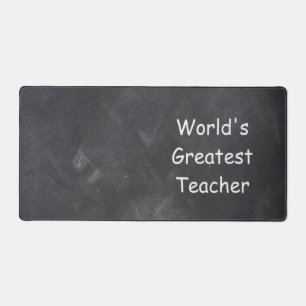 World's Greatest Teacher Class Decoration Desk Mat