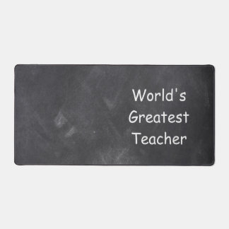 World's Greatest Teacher Class Decoration Desk Mat