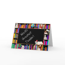 World's Greatest Teacher Greeing Card