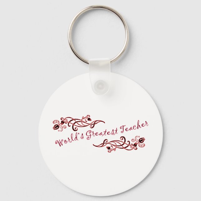 World's Greatest Teacher Key Ring (Front)