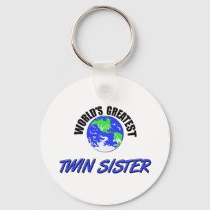 World's Greatest Twin Sisters Key Ring