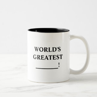 World's Greatest Two-Tone Coffee Mug