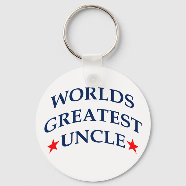 Worlds Greatest Uncle Key Ring (Front)