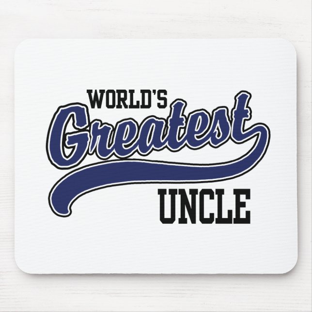 World's Greatest Uncle Mouse Mat (Front)
