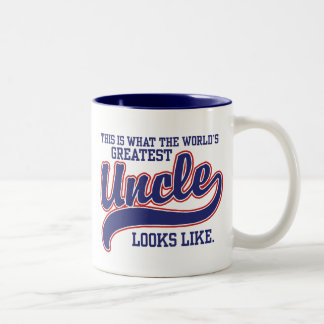 World's Greatest Uncle Two-Tone Coffee Mug
