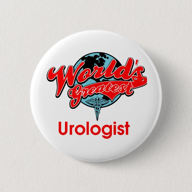 World's Greatest Urologist 6 Cm Round Badge (Front)