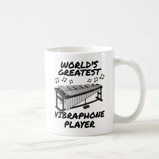 World's Greatest Vibraphone Player Funny Coffee Mug (Right)