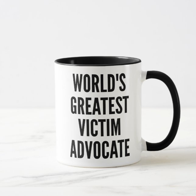 Worlds Greatest Victim Advocate Mug (Right)