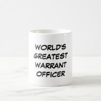"World's Greatest Warrant Officer" Mug