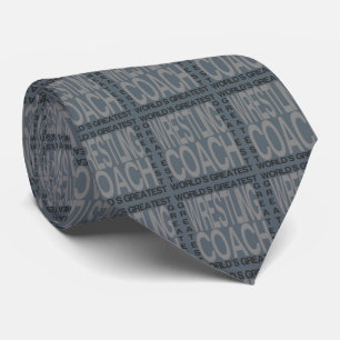 Worlds Greatest Wrestling Coach Tie