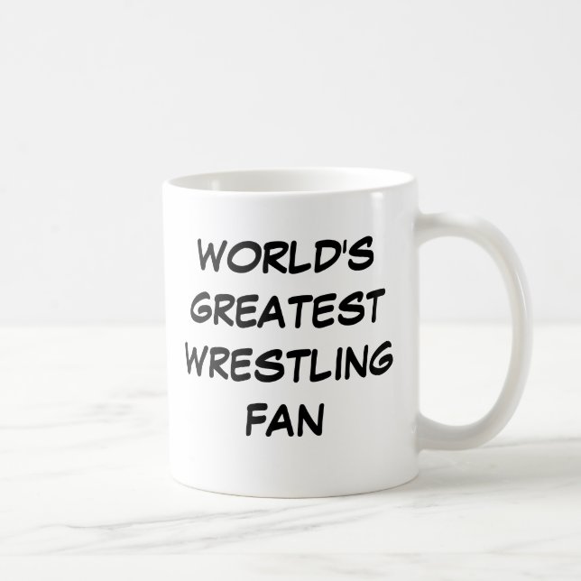 "World's Greatest Wrestling Fan" Mug (Right)