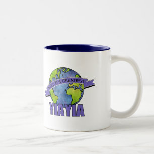 World's Greatest YiaYia Two-Tone Coffee Mug