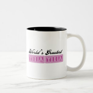 World's Greatest YiaYia Two-Tone Coffee Mug