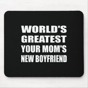 World's Greatest Your Mom's New Boyfriend Humor Sa Mouse Mat