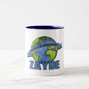 World's Greatest Zayde Two-Tone Coffee Mug