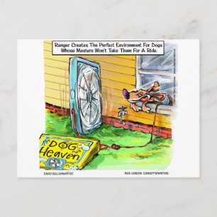 World's Happiest Dog Funny Gifts Tees Mugs Etc Postcard